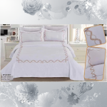 ⁦كفر مفرش كينج بتصميم أنيق (ملكي)⁩ - الصورة ⁦2⁩